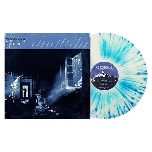 A Different Shade Of Blue 12" Vinyl - Milky Clear With Tri-Blue Splatter